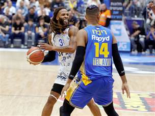 הרצליה לא הצליחה להתמודד עם העוצמה של מכבי ת"א (אלן שיבר)