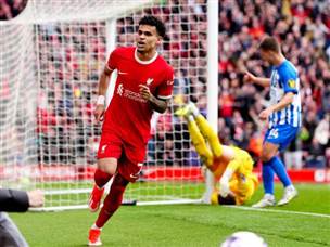 הוא החזיר את ליברפול למשחק. לואיס דיאס (GETTY)