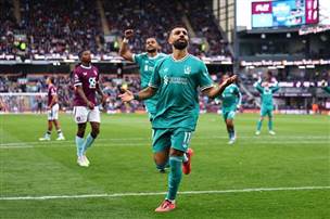 סלאח. שער השני של המצרי העונה (Getty)