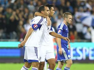 מתיחות? מה אמרתם? דמארי וזהבי (צילום: אלן שיבר)