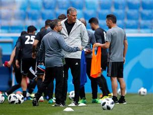 קרלוס קוויירוז באימון איראן (getty)