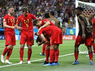 בסיום: בלגיה נשארה לעמוד על הרגליים, ברזיל תחכה לה בשישי (getty)