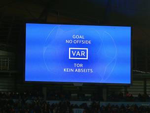 מערכת ה-VAR הייתה פעילה היום (Getty Images)