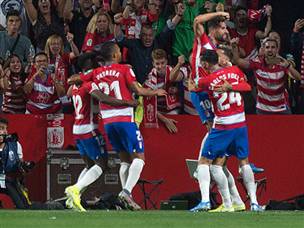 גם במחצית השנייה היה לגרנאדה מה לחגוג (getty)