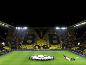 הקהל של דורטמונד עשה את שלו (getty)