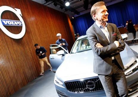 האקן סאמולסן, מנכ"ל וולוו העולמית (צילום: יצרן)