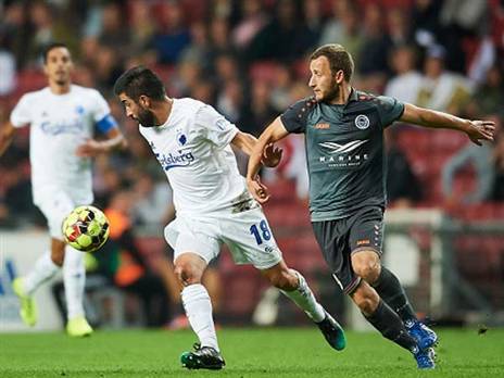 ריגה מול קופנהאגן אשתקד. הלטבים מתכוננים למכבי (getty)