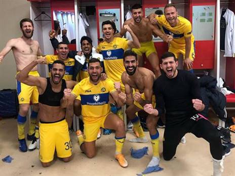 חגגו ורקדו בחדר ההלבשה (מתוך האינסטגרם של איתי שכטר)