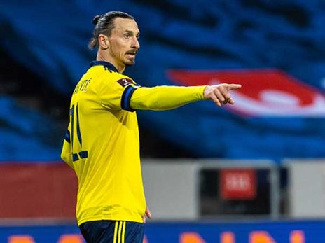 זלאטן איברהימוביץ'. חיסרון שלו עלול לשנות את פני הטורניר של השבדים (Getty)