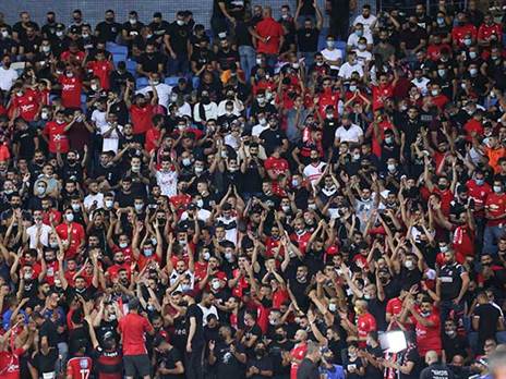 אוהדי סכנין. יגיעו בהמוניהם נגד ב"ש (דני מרון)