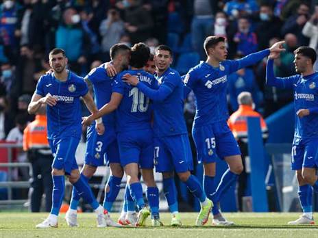 חטאפה חוגגת. הפתיעה את ריאל בשלב מוקדם (GETTY)