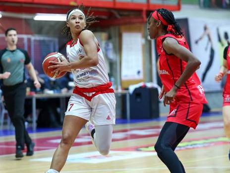 הופעה גדולה של סימס לא מנעה הפסד נוסף לראשל''צ (קרדיט: מנהלת ליגת העל לנשים בכדורסל)