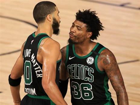 טייטום עם סמארט. פתרו את הבעיות (Getty)