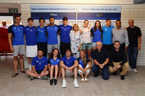 הקיר האולימפי המחודש (גלעד קוולרצ'יק, באדיבות איגוד השחייה)