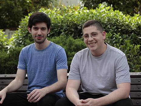 המנכ״ל עומר זיו וסמנכ״ל הטכנולוגיות עידו פרח