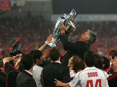 הנקמה של אנצ'לוטי ב-2007 (Getty)