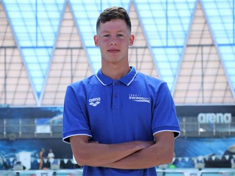 הישג נהדר לרומנו (צילום: איגוד השחייה)