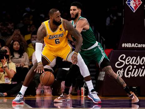 לברון ג'יימס. לא מסתדר עם הקהל בבוסטון (Maddie Meyer, GETTY)