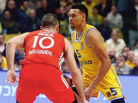 אבל למכבי ת"א הלך ונעשה קשה (צילום: אלן שיבר)