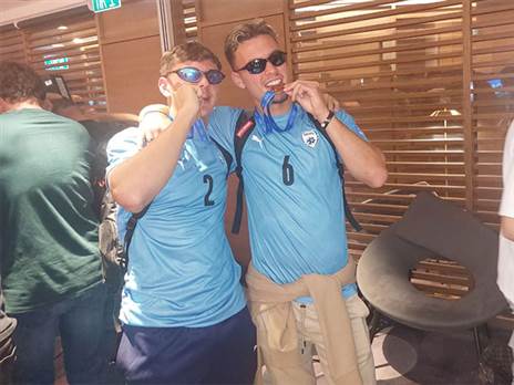 במקום השלישי בעולם. קנצפולסקי ופיינגולד עם המדליות