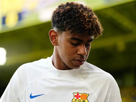 בדרך לחוזה ארוך טווח בברצלונה. ימאל (Getty)