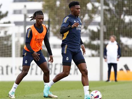 קמאבינגה. ימלא את מקומו של בן ארצו? (Helios de la Rubia/Real Madrid via Getty Images)