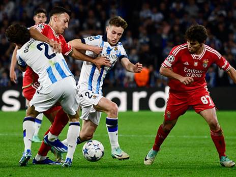 סוסיאדד נגד בנפיקה. המשחק בו התרחש האירוע (GETTY)