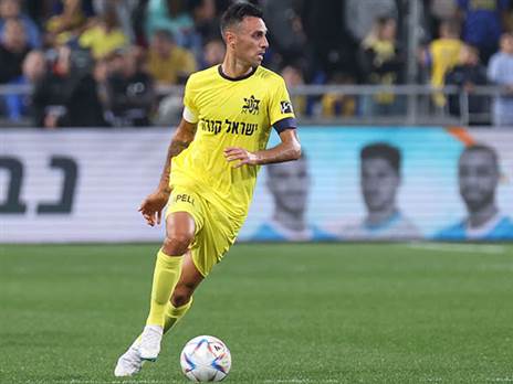 ערן זהבי במדי 78/79. ההפסד היחידי של מכבי ת“א עם מדי רטרו (אלן שיבר)