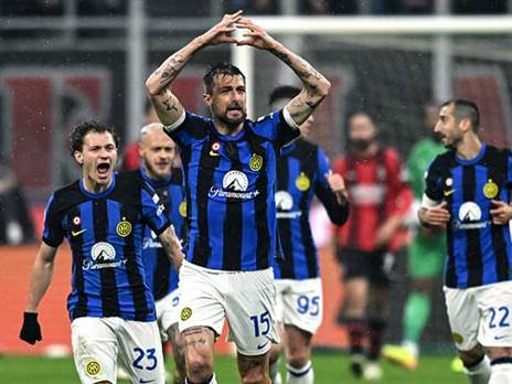 אינטר מאושרת (GETTY)