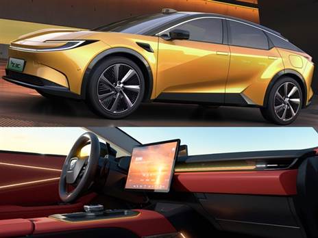 טויוטה bZ3C - כרגע לסין, אבל הדמיון לקונספט האירופאי נוכח