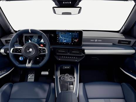 על ההגה: כפתור Overtake וגם בורר עוצמת רגנרציה