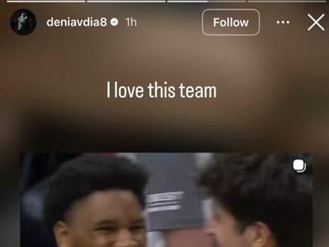 אבדיה חוגג את הניצחון ברשתות החברתיות (Instagram)