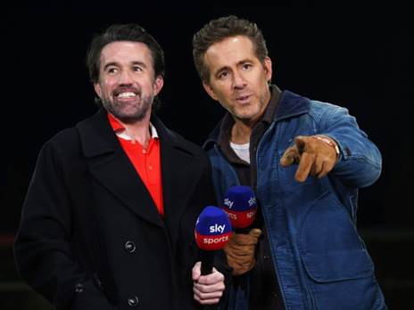 ראיין ריינולדס ורוב מקלני, בעלי רקסהאם. חשיפה מטורפת (Carl Recine/Getty Images)