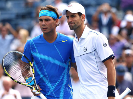 מי ימצמץ ראשון? דיוקוביץ' ונדאל (GETTYIMAGES)