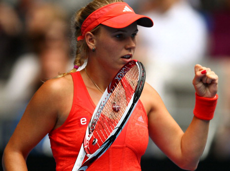 ווזניאקי. קשה, אבל בסוף הצליחה (gettyimages)