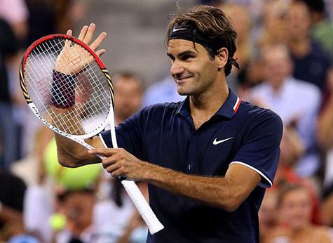 פדרר, ברבע הגמר בלי מאמץ (GETTYIMAGES)