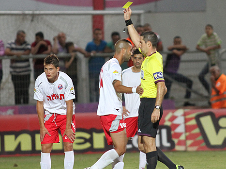 שחקני הפועל חיפה. "אנחנו לא משחקים כדורגל"