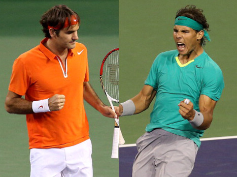 פדרר ונדאל, הנה הם נפגשים שוב (GETTYIMAGES)