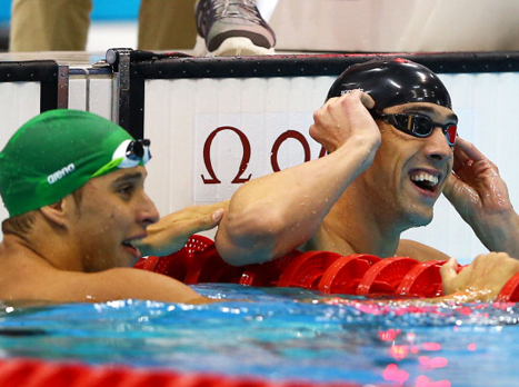 לה קלוס עם פלפס. הדרום אפריקני יהיה בברצלונה (gettyimages)