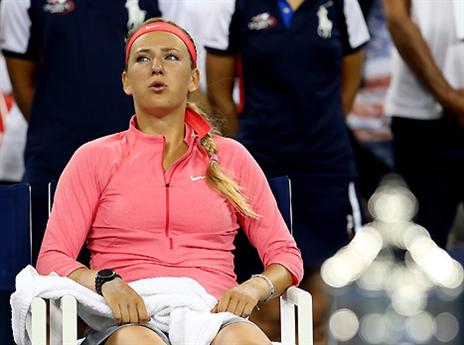 אזארנקה, נכנעה לאלופה גדולה (gettyimages)