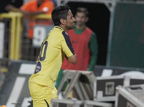 השער שלו התחיל את הכל. יצחקי (צילום: אלן שיבר)