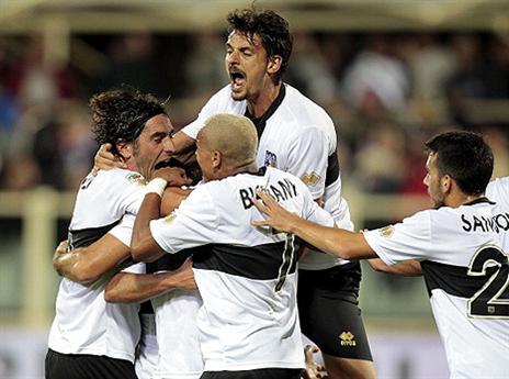 שחקני פארמה, תיקו שלישי העונה (gettyimages)