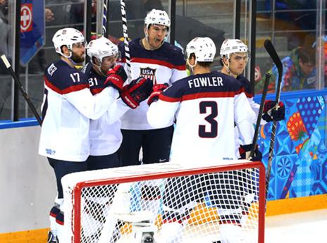 טיול קליל לחצי הגמר. שחקני ארה"ב (gettyimages)