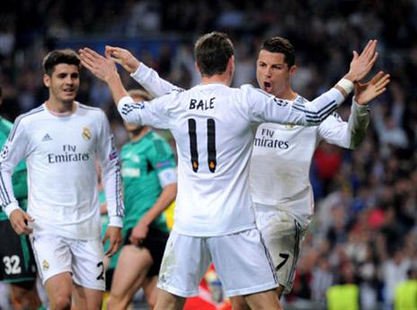 רונאלדו ובייל, מוכנים לבארסה (GETTYIMAGES)