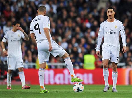 התרסקו בסיום. שחקני ריאל מדוכדכים (gettyimages)