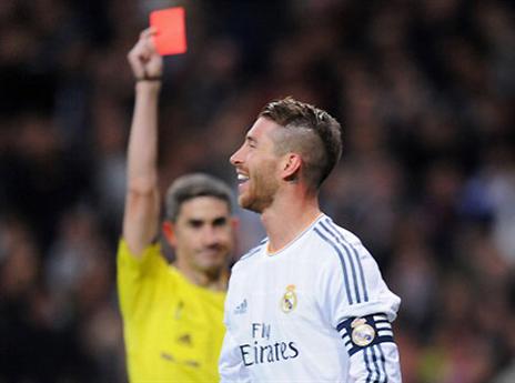 עונש כפול, פנדל וגם אדום לראמוס (gettyimages)