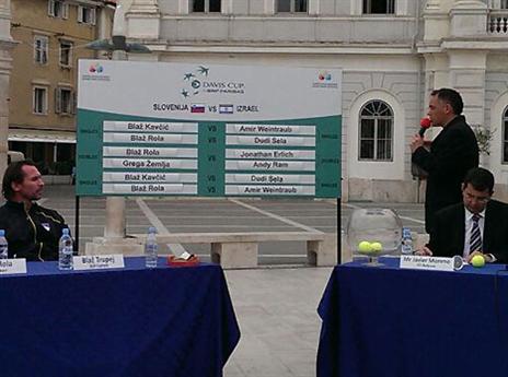 מעמד ההגרלה, יחזרו עם חיוך מסלובניה? (איגוד הטניס)