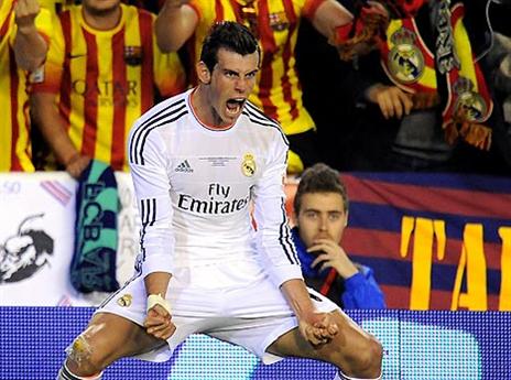 בייל פירק את בארסה (Gettyimages)