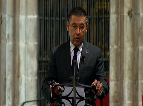 נשיא המועדון ברטומאו, ספד למאמן לשעבר