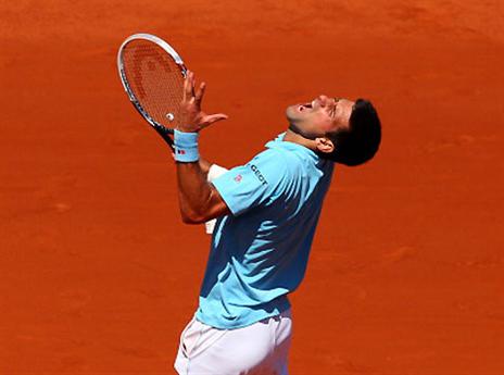 ג'וקוביץ'. ניצח למרות החום הכבד (GETTYIMAGES)